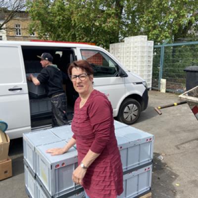 Tafeltransport Mit Stadtteilauto
